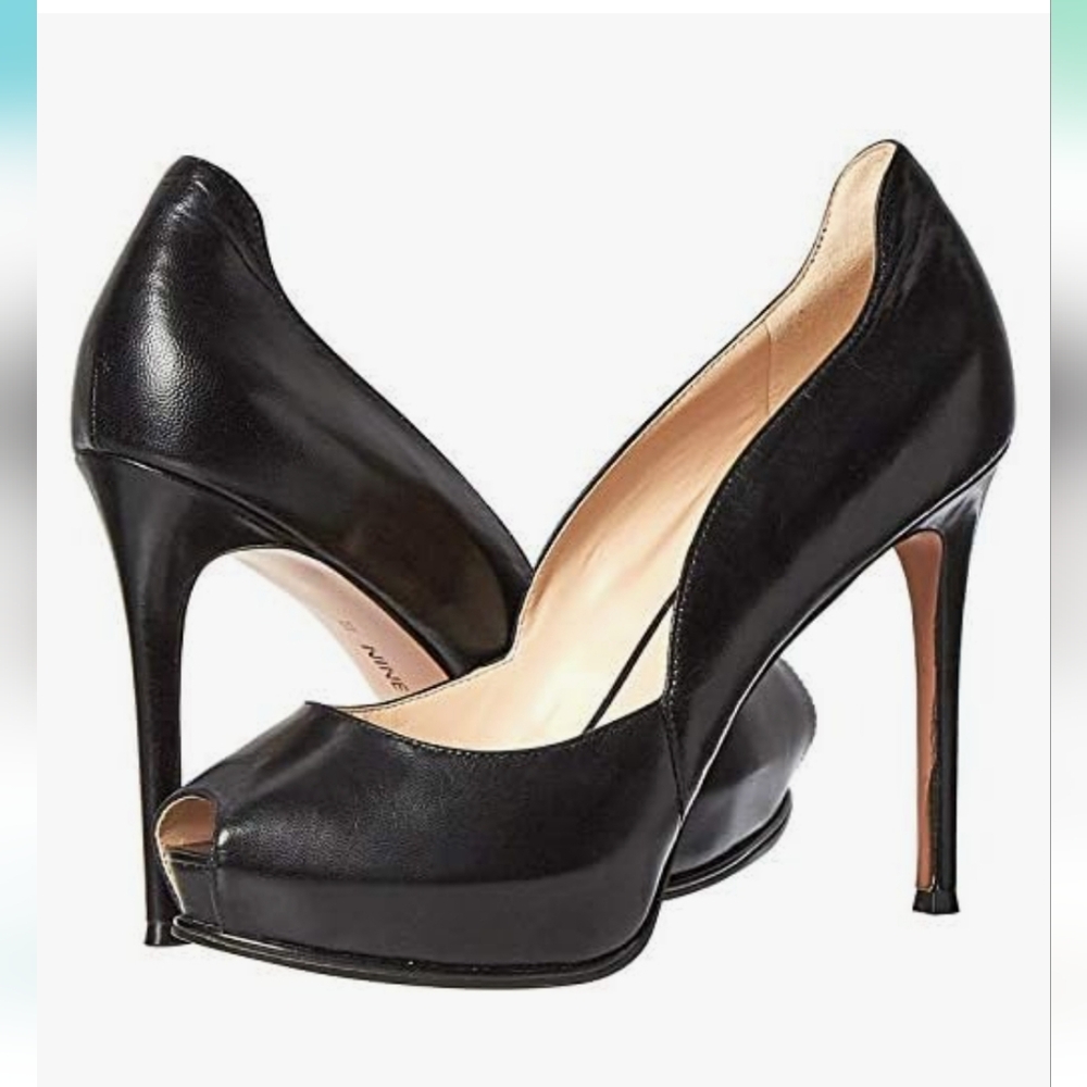NineWest "Copilot" peeptoe heels